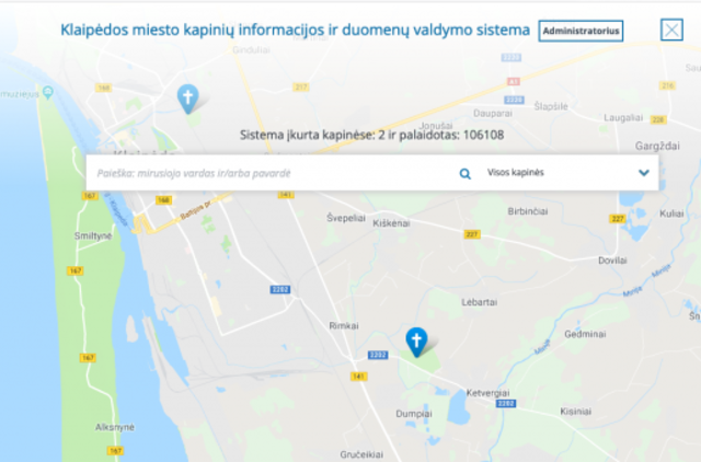 Klaipėdoje pradėjo veikti virtualios kapinės
