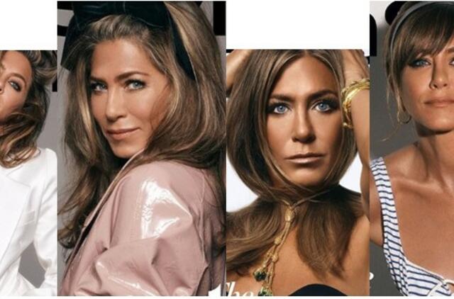 Ant žurnalo viršelio pozavusi J. Aniston – neatpažįstama: tai įžeidimas aktorei