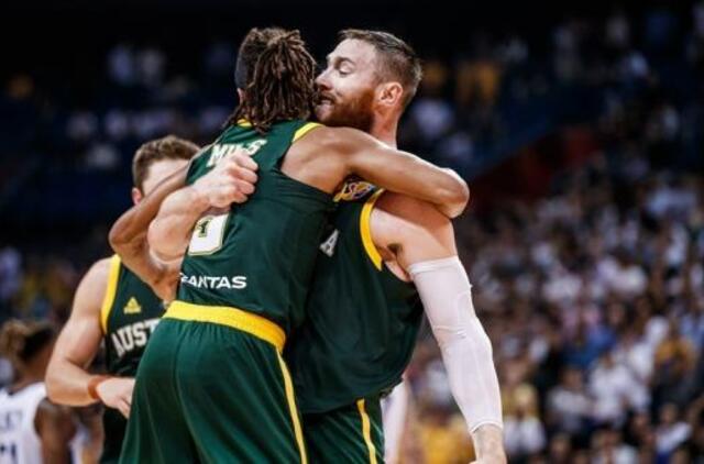 Australai nugalėjo prancūzus, o amerikiečiai - brazilus