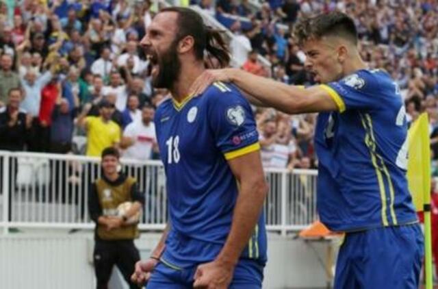 Kosovo futbolininkai nugalėjo čekus