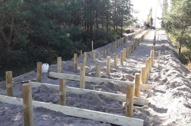 Melnragės parko atsinaujinimas gali užtrukti