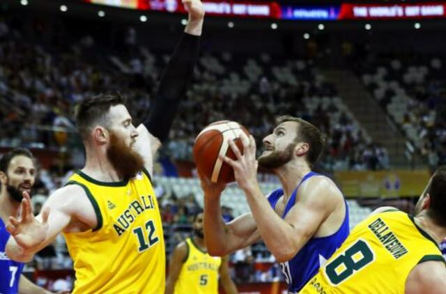 Paskutine pasaulio krepšinio čempionato pusfinalio dalyve tapo Australija