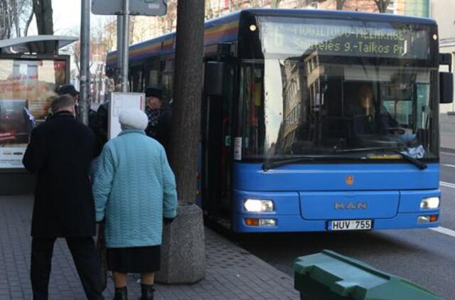 Penktadienį autobusais važiuosime nemokamai