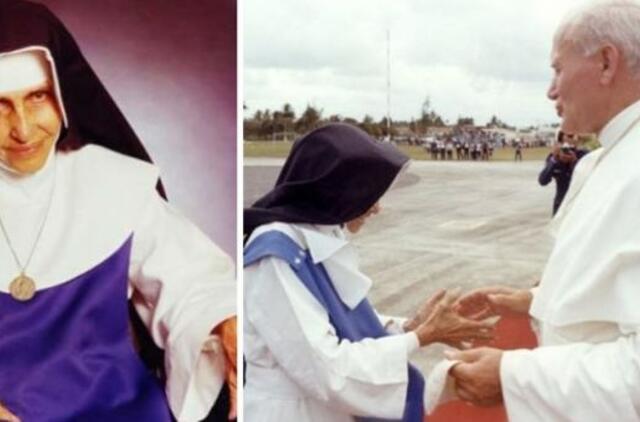 Brazilijoje tūkstančiai tikinčiųjų pagerbė pirmąją šalies šventąją