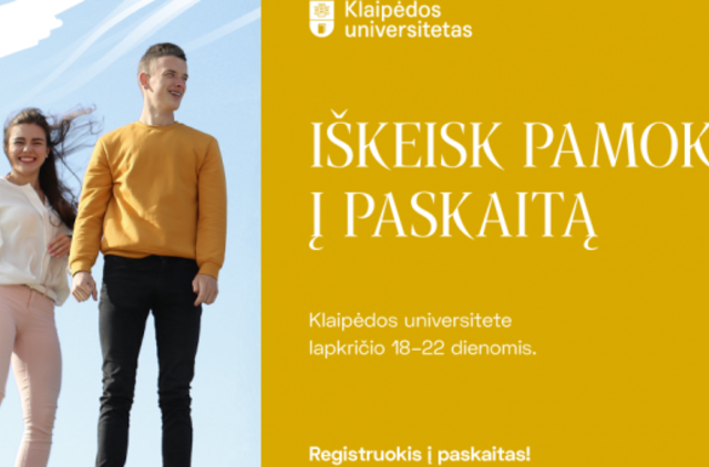 KU jau tryliktą kartą siūlo iškeisti pamoką į paskaitą