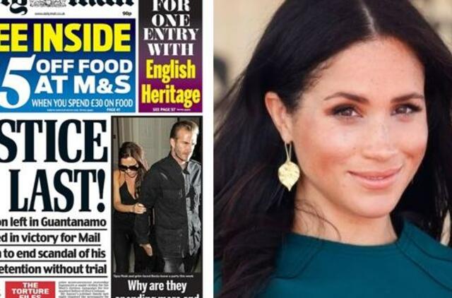 M. Markle kelia bylą britų laikraščiui „The Mail on Sunday“