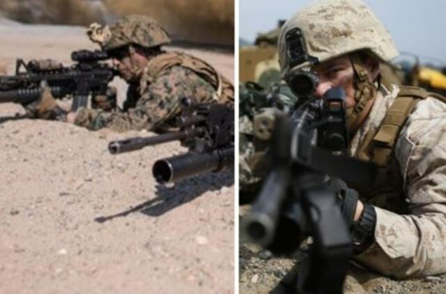 Pratybose JAV žuvo trys amerikiečių kariai