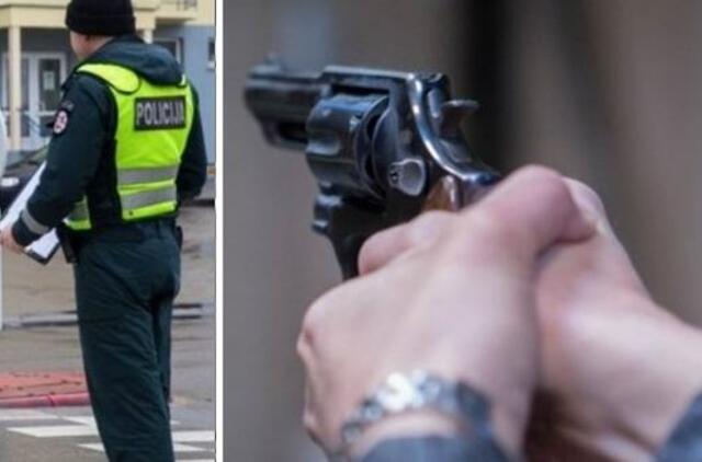 Prekybos centre panaudotas šaunamasis ginklas