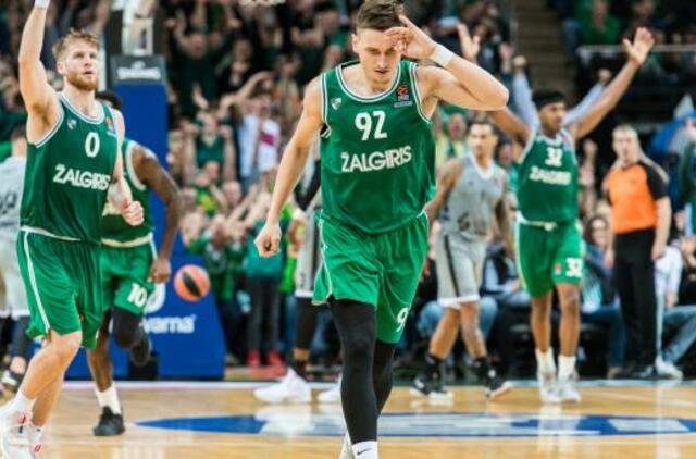 „Žalgiris“ iškovojo antrąją pergalę Eurolygoje