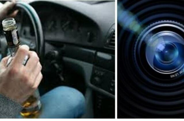 Girtą melagį vairuotoją „pribaigė“ vaizdo įrašas