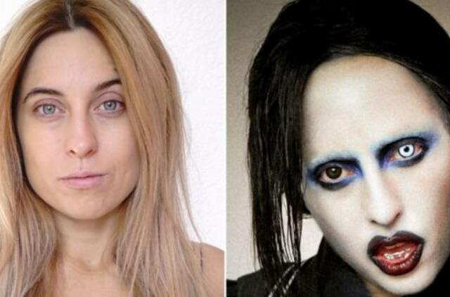 Klaipėdietė Olesia Žuravliova transformavosi į M. Mansoną