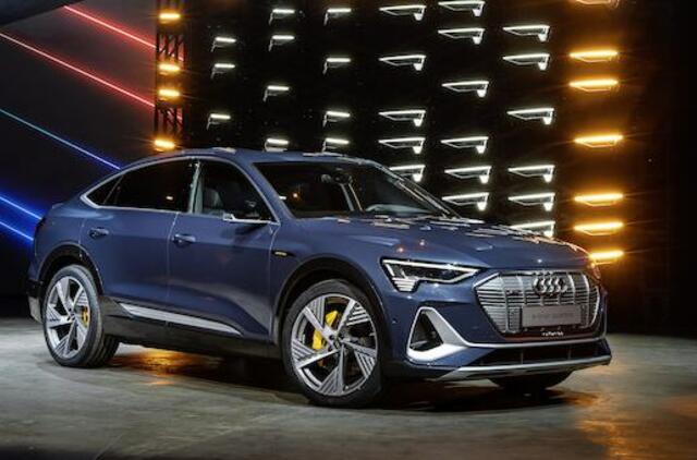 Naujas „e-tron“ šeimos SUV kupė: „Audi e-tron Sportback“