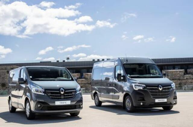 Naujieji „Renault Trafic“ bei „Master“ – su dar efektyvesniais varikliais