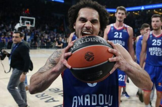 Po fenomenalaus Sh. Larkino pasirodymo – savaitės žaidėjo laurai