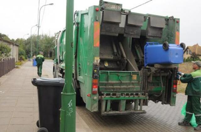 Ruošiasi mažinti šiukšlių išvežimo kainą