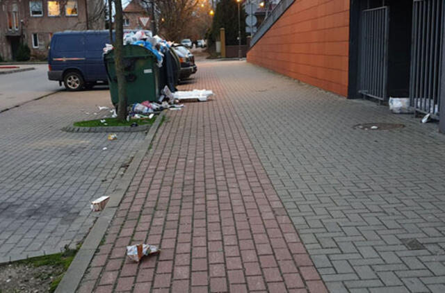 Tęsiasi gyventojų kovos dėl konteinerių vietos