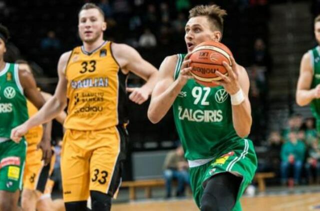 „Žalgiris“ palaužė iki paskutinių sekundžių kovojusius šiauliečius