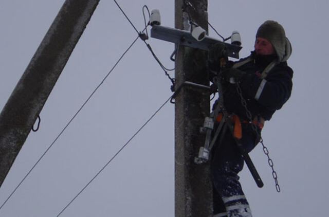 Dėl vėjo Klaipėdos regione be elektros – 1 tūkst. ESO klientų