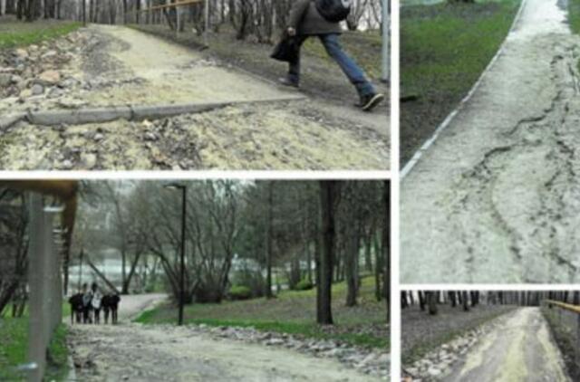 Kretingoje tvinsta renovuotas Pastauninko parkas