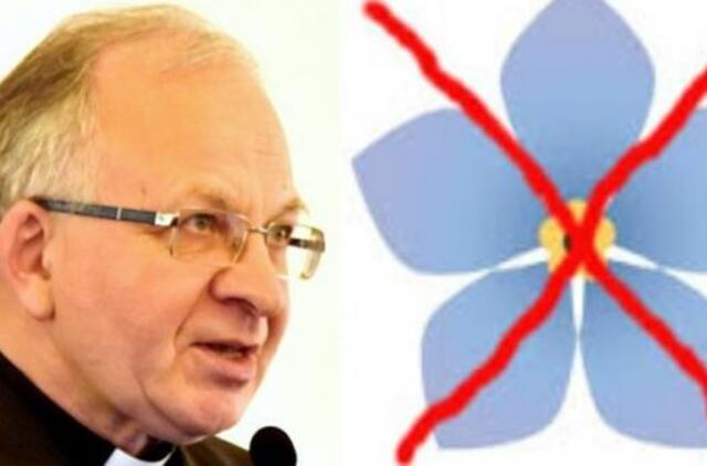 Kunigas R. Grigas: Jokios neužmirštuolės, aguonos nė gvazdikai negali ir neturi išstumti Vyčio, Trispalvės ir Gedimino stulpų