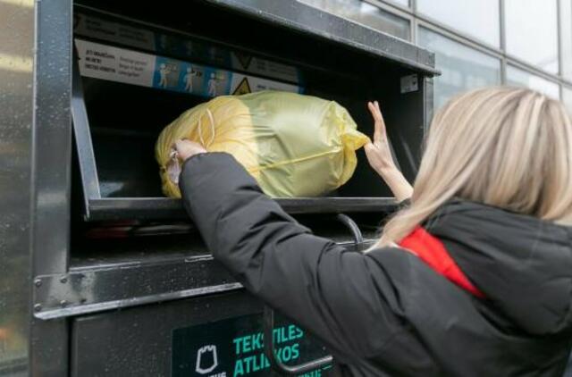 Iš pradžių plastikas, dabar tekstilė: po kelių metų gyventojai privalės rūšiuoti drabužius