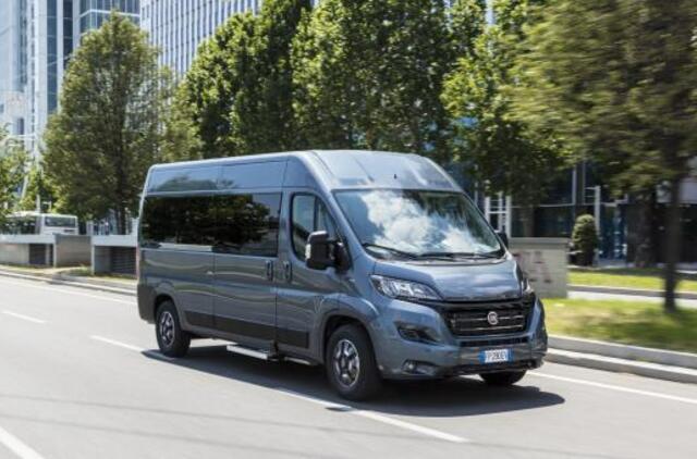 Naujasis „Fiat Ducato“ bus komplektuojamas su 9 pavarų automatine greičių dėže