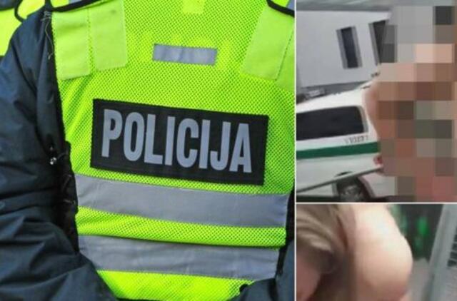 Nuogą moterį nufilmavusį Vilniaus policininką atleido, bet pačiam pamiršo pranešti