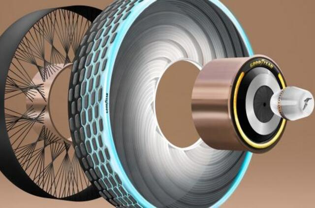„Goodyear reCharge“ koncepcija – padangų keitimą palengvinančios specialios kapsulės, kurios dar ir atnaujina jūsų padangas