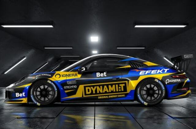 Nauajsis "Dynami:t" komandos "Porsche" jau išvažiavo į virtualias trasas