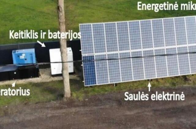 Saulės elektrinė - ir Žemaitijos nacionalinio parko Platelių ežero pusiasalyje