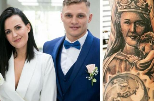 Sergejus Maslobojevas išsitatuiravo žmonos veidą: „Kuo labiau dėl jos stengiuosi, tuo labiau myliu“