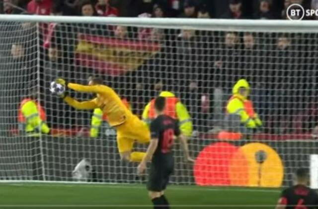 UEFA Čempionų lygos nugalėtojo titulą gynęs „Liverpool“ aštuntfinalyje krito prieš „Atletico“