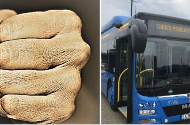 Girtas keleivis smogė autobuso vairuotojui