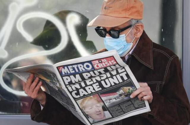 Jungtinėje Karalystėje - rekordinis mirčių skaičius per parą