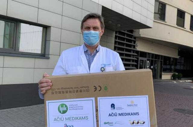 Verslo pagalba pasiekė uostamiesčio medikus