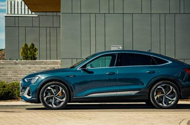 „Audi“ premjera Lietuvoje: sportiškas, funkcionalus ir visiškai elektrinis „e-tron Sportback“