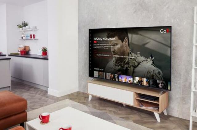 Didžiausia vaizdo turinio platforma Baltijos šalyse „Go3“ jau pasiekiama LG televizoriuose
