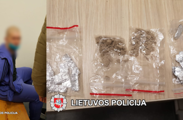 Įkliuvę įtariami narkotikų platintojai suimti 3 mėnesiams