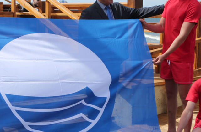 Mėlynosios vėliavos Klaipėdos paplūdimiuose iškils ir šiemet