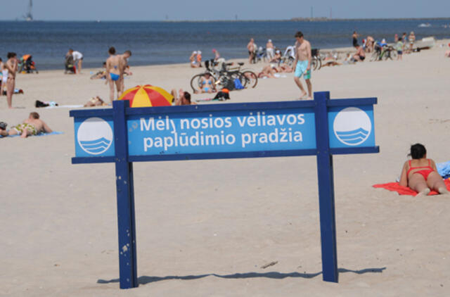 Mėlynosios vėliavos statusas suteiktas penkiems Lietuvos paplūdimiams