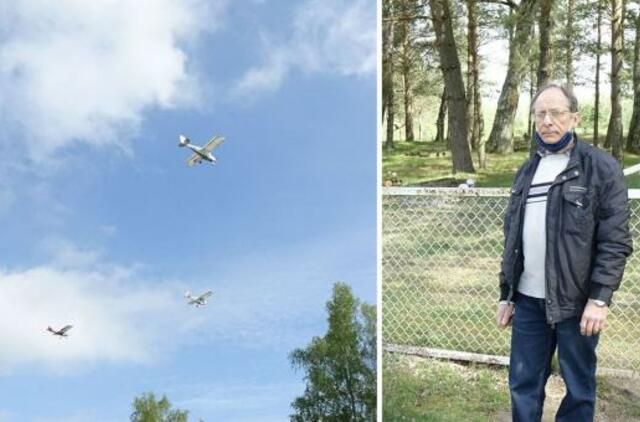 Šilutės aviatoriai pagerbė Macikuose palaidotas koncentracijos stovyklų aukas