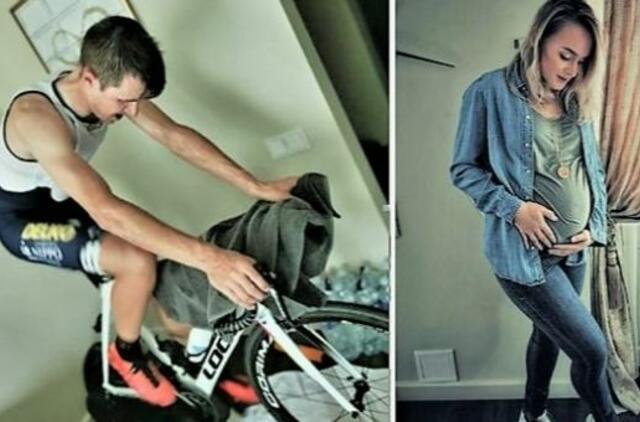 Sportininkų šeima sūpuos kūdikį