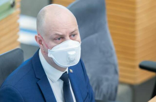 Veryga: karantiną bus siūloma tęsti