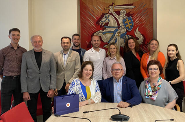 Klaipėdoje - Nacionalinės sportininkų asociacijos atstovų vizitas