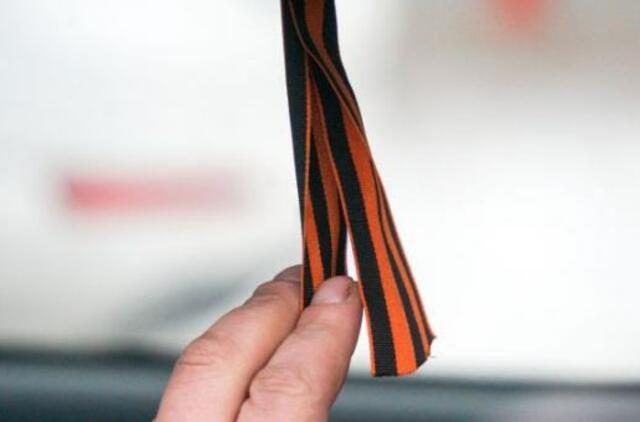 Latvijoje siekiama uždrausti Georgijaus juosteles