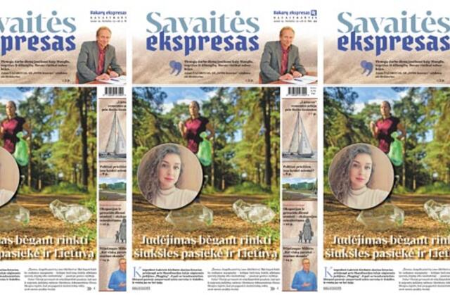 "Savaitės eksprese" - apie neįprastą šiukšlių rinkimo būdą