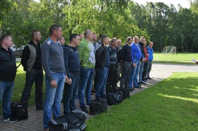 Dragūnų batalione prasidėjo kartotiniai mokymai rezervo kariams