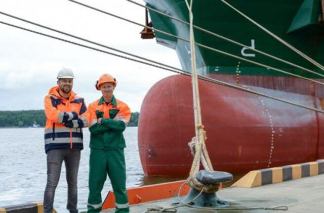 Grįžę iš užsienio džiaugiasi darbu Klaipėdos uoste