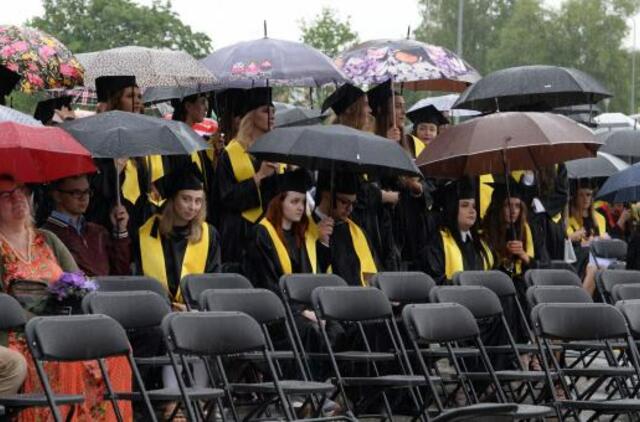 Klaipėdos universitete – diplomų įteikimo šventė