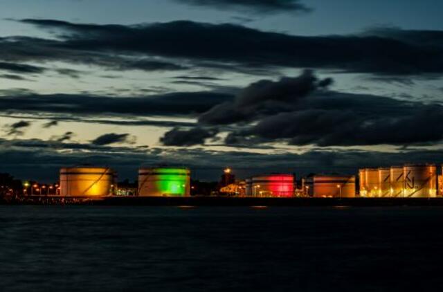 KN terminalo talpyklas nušvies Trispalvė